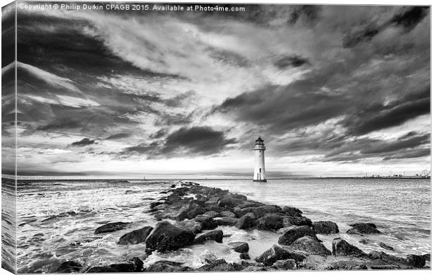  Another Day at New Brighton Canvas Print by Phil Durkin DPAGB BPE4