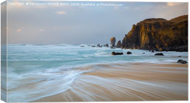 The Rush - Dalmore - Isle Of Lewis Outer Hebrides Canvas Print by Phil Durkin DPAGB BPE4