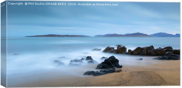 Small Beach Borve The Isle of Harris Canvas Print by Phil Durkin DPAGB BPE4