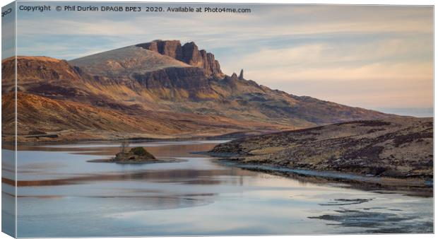 The Old Man of Storr  Isle of Skye Scotland Canvas Print by Phil Durkin DPAGB BPE4