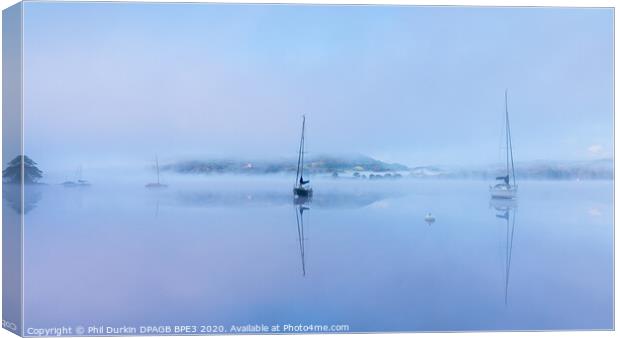 Misty Ambleside Morning Canvas Print by Phil Durkin DPAGB BPE4