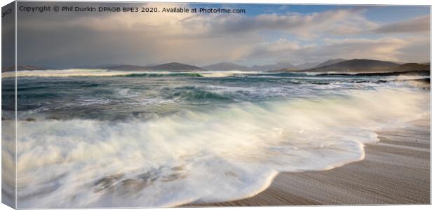 Traigh Mhor Beach Borve Isle of Harris Canvas Print by Phil Durkin DPAGB BPE4