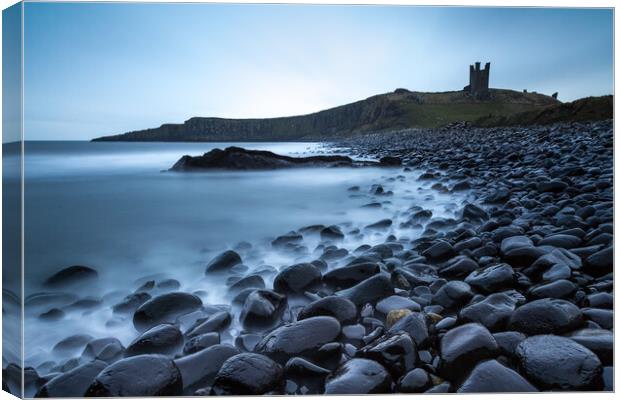 Dunstanburgh Castle Northumberland Canvas Print by Phil Durkin DPAGB BPE4