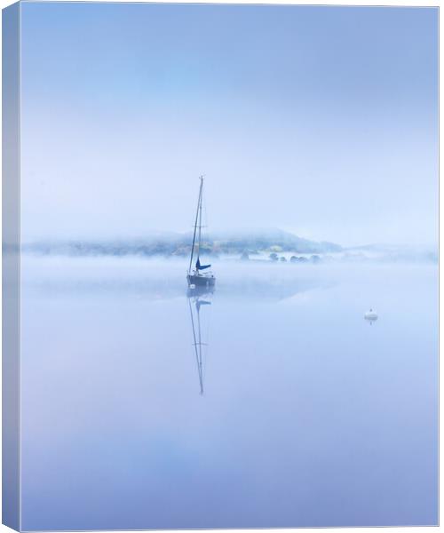 Lake Windermere Misty Morning Canvas Print by Phil Durkin DPAGB BPE4