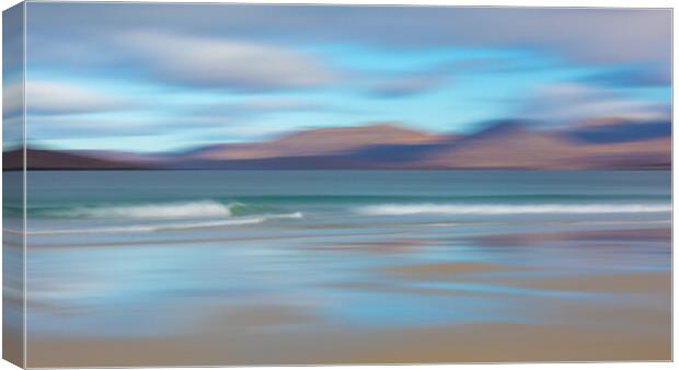 Luskentyre Beach ICM Canvas Print by Phil Durkin DPAGB BPE4