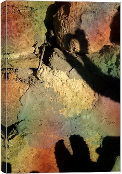 A study of the texture with shadows Canvas Print by Jose Manuel Espigares Garc