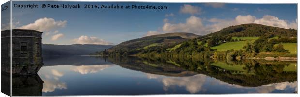 Talybont Reservoir Canvas Print by Pete Holyoak