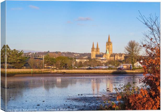 Majestic Truro Cathedral Canvas Print by Beryl Curran