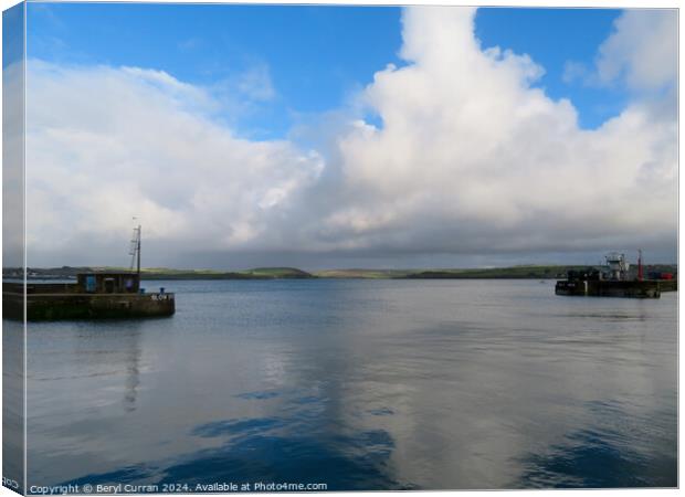 Padstow to Porthilly  Canvas Print by Beryl Curran