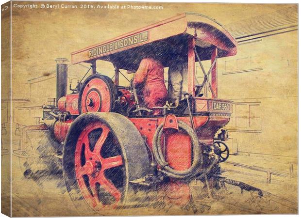 Nostalgic Steam Transport The Dingle Canvas Print by Beryl Curran