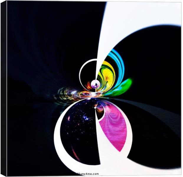 Collision of Colours  Canvas Print by Beryl Curran