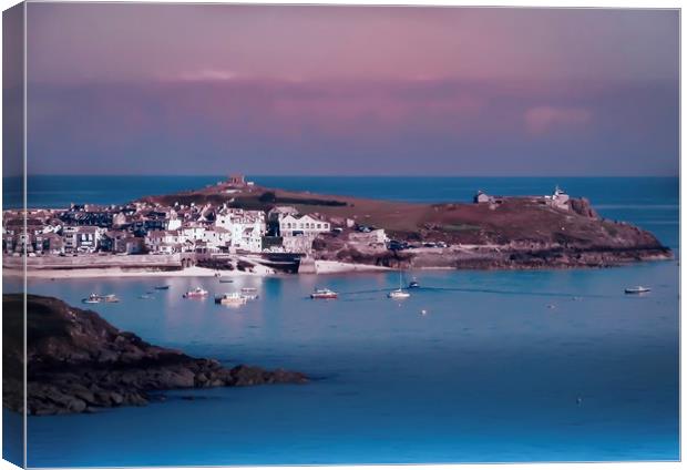 Tranquil Beauty of St Ives Canvas Print by Beryl Curran