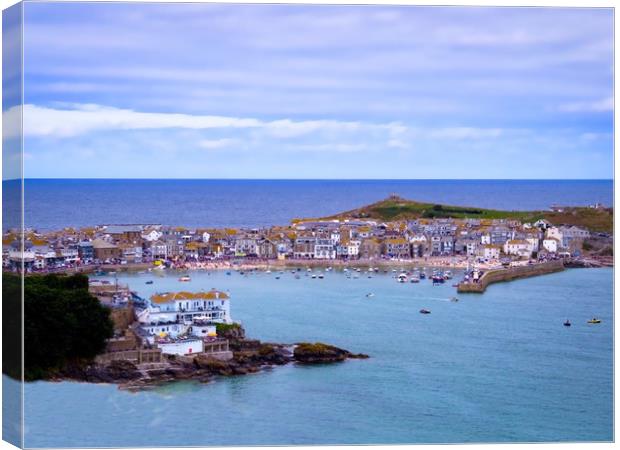 The Enchanting Charm of St Ives Canvas Print by Beryl Curran