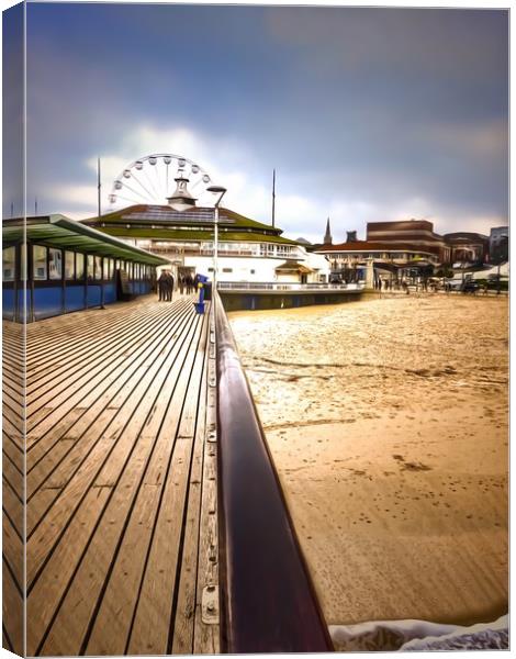 Bournemouth pier  Canvas Print by Beryl Curran