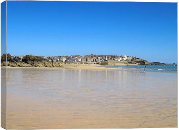 Majestic and Serene St Ives Canvas Print by Beryl Curran