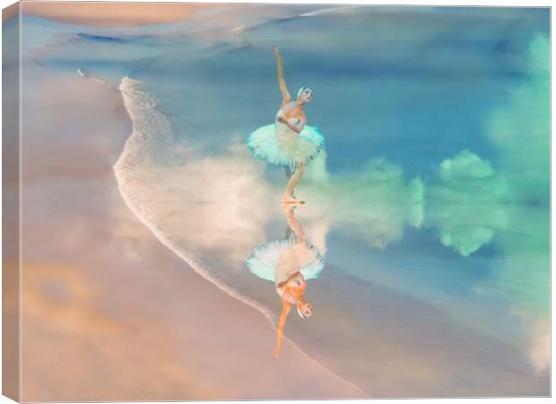 Dance of the Ballerina Canvas Print by Beryl Curran