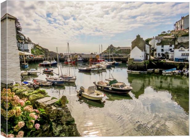Discover the Charming Beauty of Polperro Canvas Print by Beryl Curran