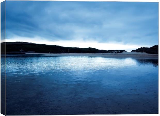 Serene Twilight Estuary Canvas Print by Beryl Curran