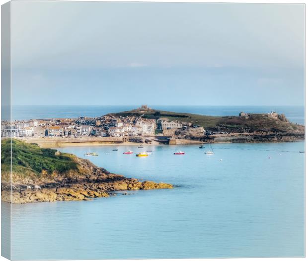 A Majestic Cornish Coastal Haven St Ives Canvas Print by Beryl Curran