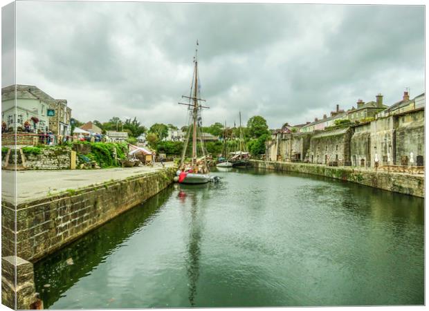 Majestic Tall Ships at Charlestown Port Canvas Print by Beryl Curran