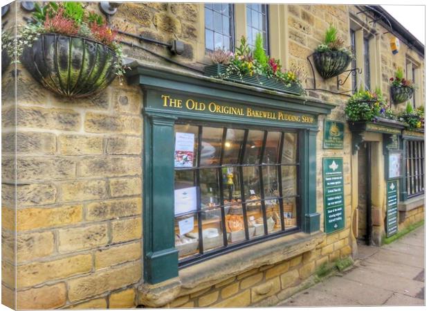 Bakewell Pudding Tempting Traditions Canvas Print by Beryl Curran