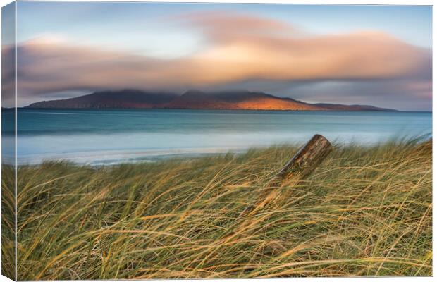 Windy Eigg Canvas Print by John Finney