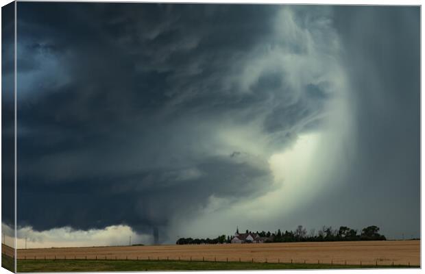 Kansas Tornado Canvas Print by John Finney