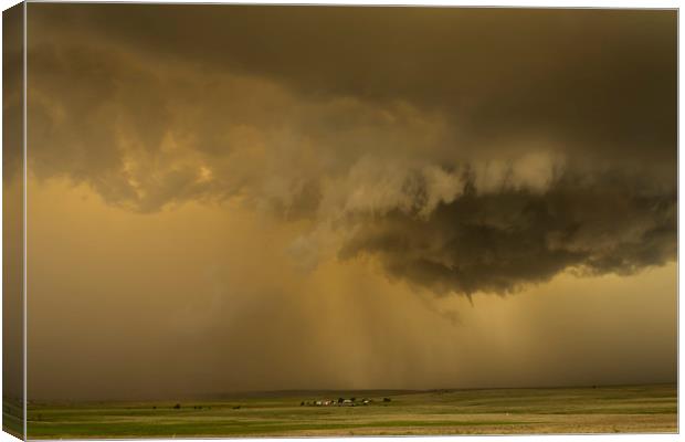 Mesocyclone, Pampa, Texas  Canvas Print by John Finney