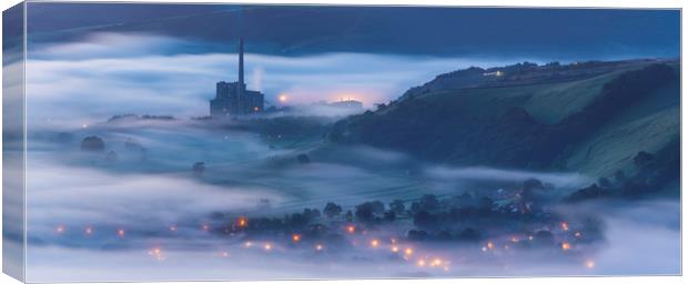 Castleton, Derbyshire.  Canvas Print by John Finney