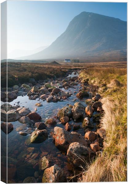 Stob Dearg, Glen Etive, Scotland.  Canvas Print by John Finney