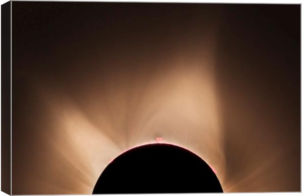 Total Eclipse Corona 2017 Canvas Print by John Finney