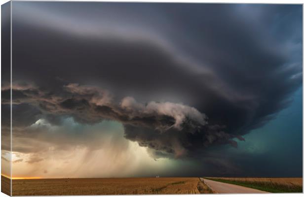 Enid Supercell part 1 Canvas Print by John Finney