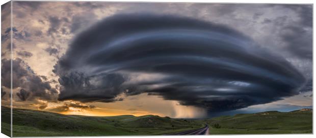 The Ogallala Supercell Canvas Print by John Finney