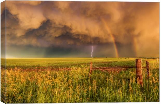 Superior Storm. Canvas Print by John Finney