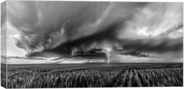 Colorado Supercell Storm, 2019. Canvas Print by John Finney