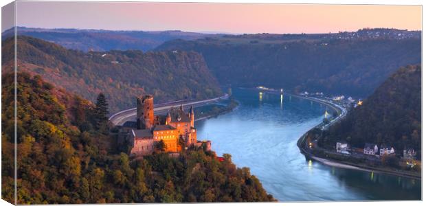 THE RHINE 03 Canvas Print by Tom Uhlenberg