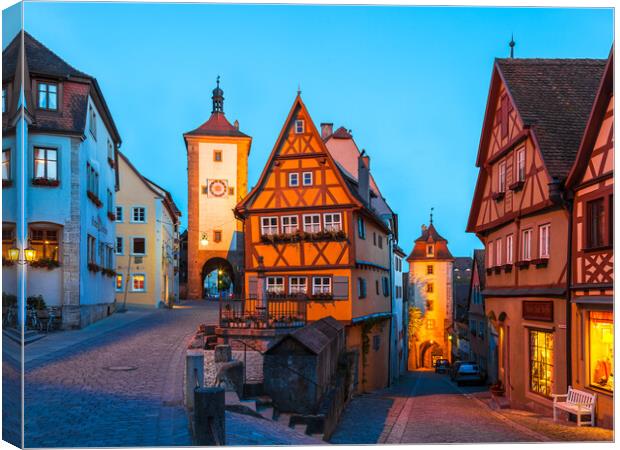 ROTHENBURG 01 Canvas Print by Tom Uhlenberg