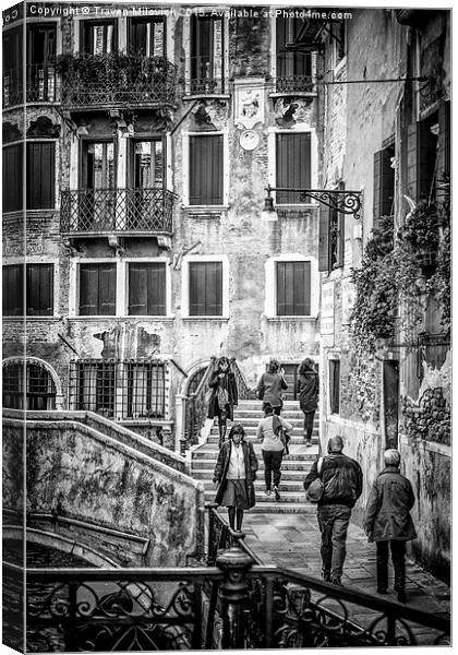  Streets of Venice Canvas Print by Traven Milovich