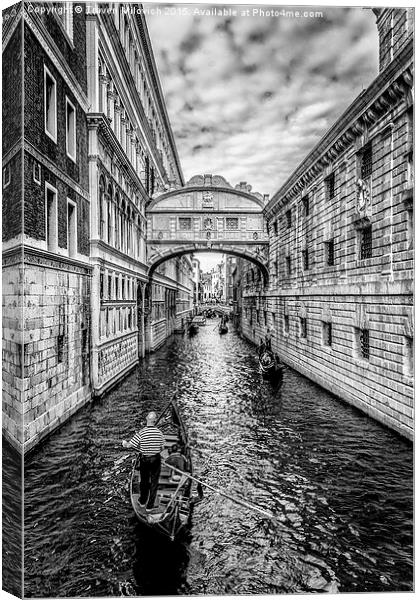 Ponte dei Sospiri, Venezia Canvas Print by Traven Milovich