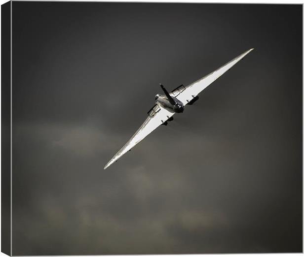  Vulcan Bomber Take off. Canvas Print by David Paterson