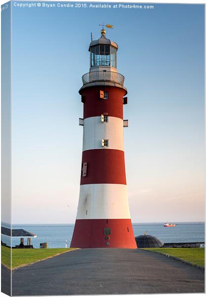  The Lighthouse Canvas Print by Bryan Condie
