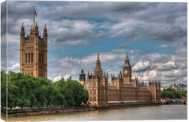  Houses of Parliament Canvas Print by Lee Nichols
