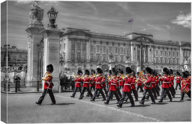  Changing of the Guard Canvas Print by Lee Nichols