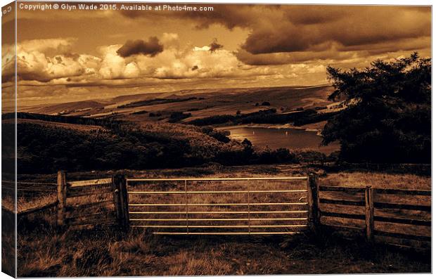  Goyt Valley landscape Canvas Print by Glyn Wade