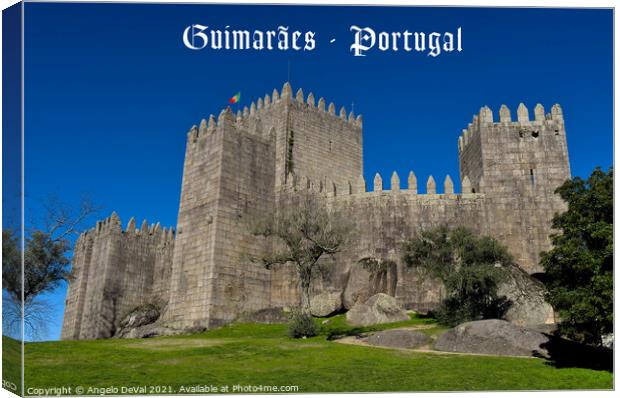 Guimaraes Castle Postcard Canvas Print by Angelo DeVal