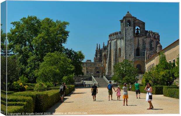 The Convent of Christ in Tomar. Portugal Canvas Print by Angelo DeVal