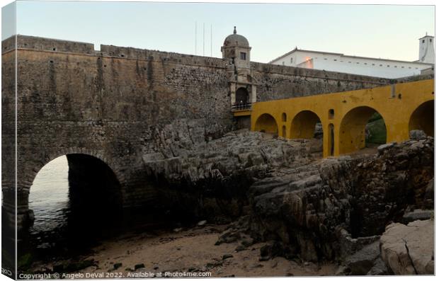 Fort of Peniche Canvas Print by Angelo DeVal