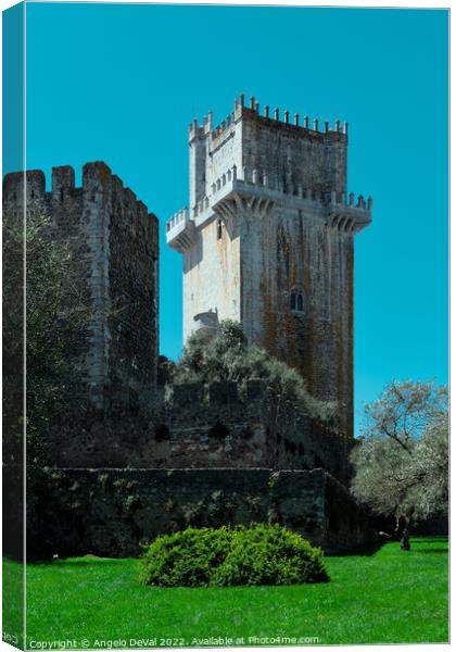 Beja Castle from Outside Canvas Print by Angelo DeVal
