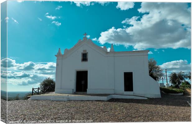 Church of Aljustrel Castle Canvas Print by Angelo DeVal