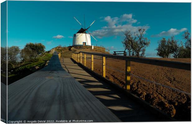 Maralhas Windmill Canvas Print by Angelo DeVal